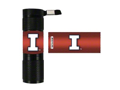 Flashlight with University of Illinois Logo; Orange