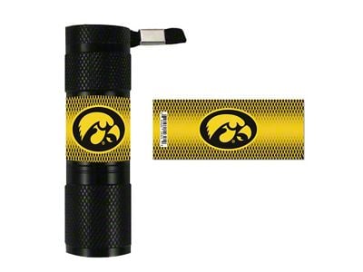 Flashlight with University of Iowa Logo; Yellow