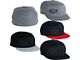 Flexfit Flatbill Hat; Black/Red