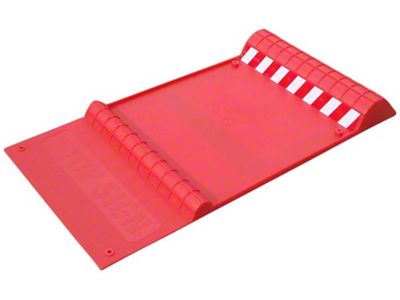 Garage Parking Mats; Red