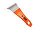 Ice Scaper with Cleveland Browns Logo; Orange