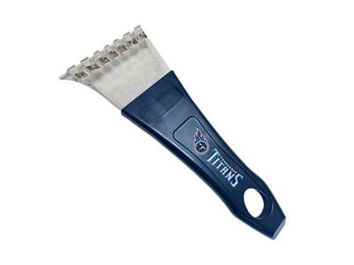 Ice Scaper with Tennessee Titans Logo; Navy Blue