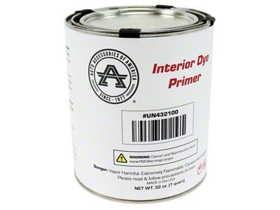 Interior Dye; Primer; Quart