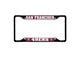 License Plate Frame with San Francisco 49ers Logo; Black and Red (Universal; Some Adaptation May Be Required)