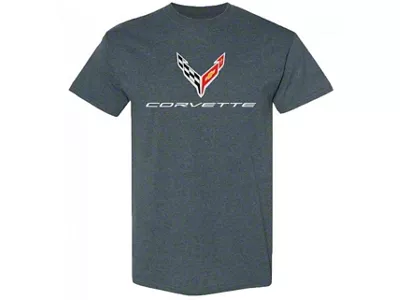 Men's C8 Jersey T-Shirt; Black