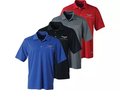 Men's Callaway C6 Polo Shirt; Gray