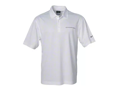 Men's Nike Polo Shirt with Camaro Logo; White