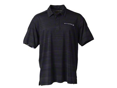 Men's OGIO Polo Shirt with Stingray Logo; Black