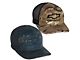 Multicam Retro Trucker Hat with Bowtie and Script; Black