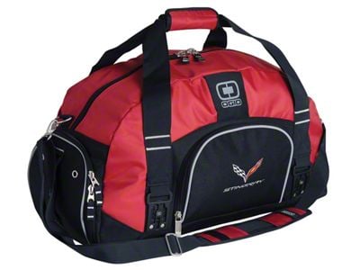 Ogio Big Dome Duffel Bag with C7 Logo; Red