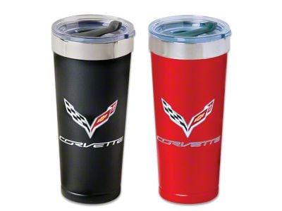 Polar Tumbler with C7 Logo; Red