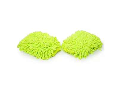 Scratch-Free Microfiber Wash Mitt; Pack of 2