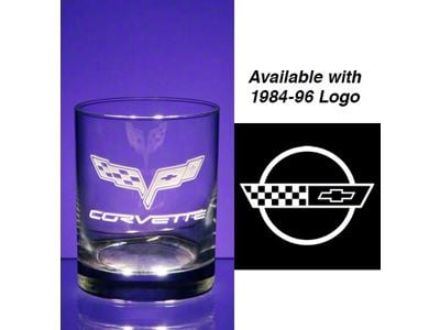 Short Glass Set with C4 Logo; 14-oz.