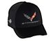 Stingray Logo Hat; Black/Carbon Fiber