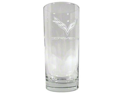 Tall Glass Set with C7 Logo; 15-oz.