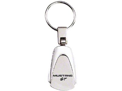 Tear Drop Key Chain with Mustang GT Logo