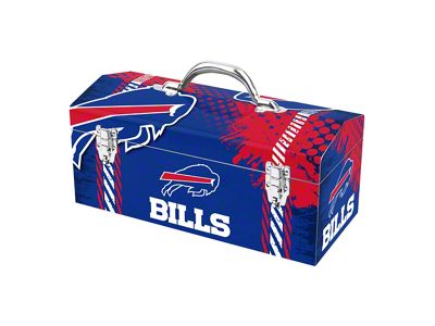 Tool Box with Buffalo Bills Logo; Blue and Red