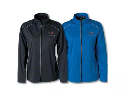 Women's Lite Three Layer Jacket with C7 Logo; Carbon