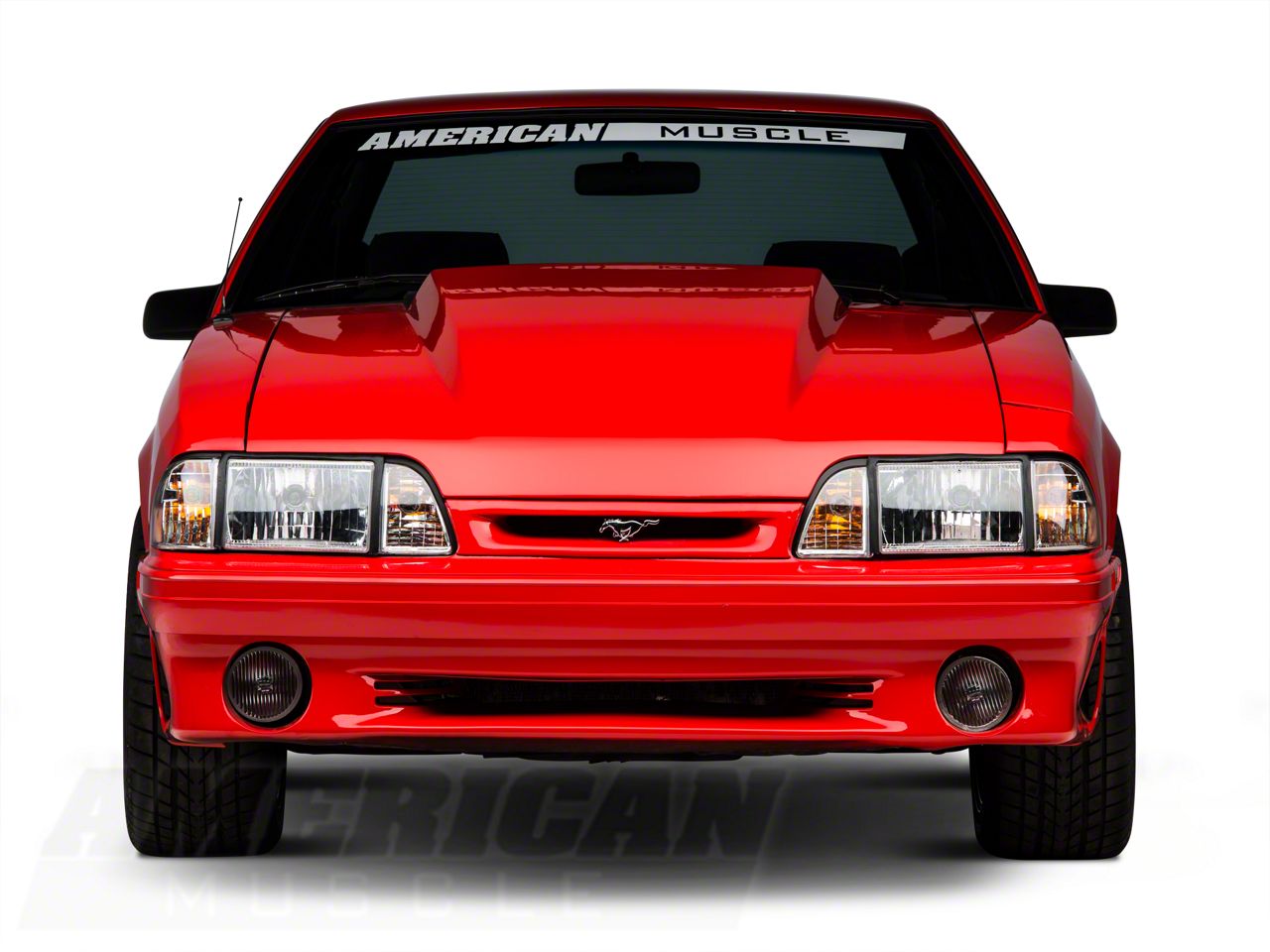 Mustang Ultra Headlights; Chrome Housing; Clear Lens (87-93 Mustang ...