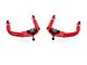 UMI Performance Adjustable Chromoly Drag Front Upper A-Arms; Red (93-02 Camaro)