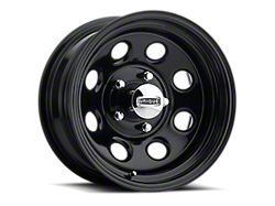 Unique Soft 8 Gloss Black Wheel; 17x8; 0mm Offset (93-02 Camaro)