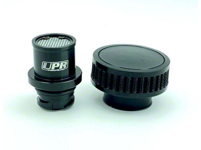 UPR Products Baffled Billet One-Way Valve Cover Crankcase Breather Kit (10-24 6.2L Camaro)