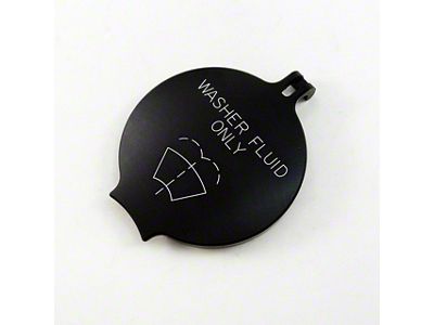 UPR Products Windshield Washer Engraved Fluid Cap; Black (08-10 Challenger)