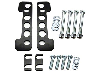 UPR Products Aluminum Ultra Light K-Member Spacer Shim Kit; 1/4-Inch (79-04 Mustang)