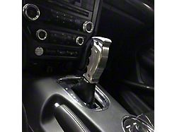 UPR Products Billet Automatic Shifter Handle; Black/Satin (15-24 Mustang w/ Automatic Transmission)