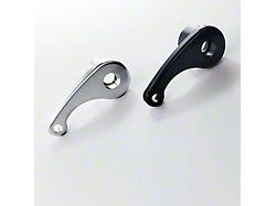 UPR Products Billet Hood Latch Release Lever; Black (15-24 Mustang)