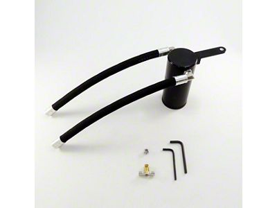 UPR Products Billet Oil Catch Can; Black (79-04 Mustang)