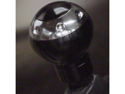 UPR Products Shift Knob with Chrome Ring; Black (79-04 Mustang)