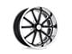 US Mag Rambler Gloss Black Milled Wheel; 18x7 (05-09 Mustang)