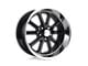 US Mag Rambler Gloss Black Wheel; 17x7 (05-09 Mustang GT, V6)