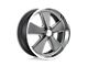 US Mag Roadster Matte Gunmetal Machined Wheel; 18x8 (05-09 Mustang)