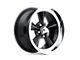 US Mag Standard Gloss Black Wheel; 17x7 (05-09 Mustang GT, V6)