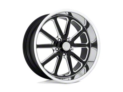 US Mag Rambler Gloss Black Milled Wheel; 18x7 (15-23 Mustang GT, EcoBoost, V6)