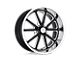 US Mag Rambler Gloss Black Milled Wheel; 18x7 (15-23 Mustang GT, EcoBoost, V6)