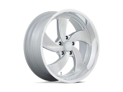 US Mag Desperado Silver Brushed Face with Milled Diamond Cut Wheel; Right Directional; 20x9.5 (93-02 Camaro)