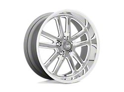 US Mag Bullet Textured Gunmetal with Milled Edges Wheel; 17x7; 1mm Offset (99-04 Mustang)