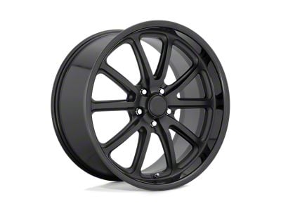 US Mag Rambler Gloss Black Matte Black Wheel; 20x10; 35mm Offset (16-24 Camaro, Excluding SS w/ 6-Piston Front Calipers & ZL1)