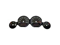 US Speedo Daytona Edition Gauge Face; 140 MPH; Black (06-09 Charger)