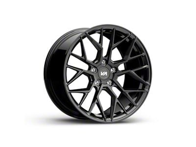 Variant Wheels Radon Gloss Piano Black 2-Wheel Kit; Rear Only; 20x11; 43mm Offset (10-15 Camaro, Excluding ZL1)