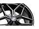 Variant Wheels Xenon Satin Black 2-Wheel Kit; 20x10; 23mm Offset (10-15 Camaro, Excluding ZL1)