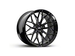 Variant Wheels Maxim Gloss Black Wheel; Front Only; 19x8.5; 36mm Offset (20-25 Corvette C8 Stingray)