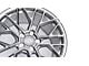 Variant Wheels Radon Brushed Titanium 2-Wheel Kit; Rear Only; 20x11 (20-24 Corvette C8)