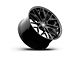 Variant Wheels Radon Gloss Black 2-Wheel Kit; Rear Only; 20x11 (20-24 Corvette C8)