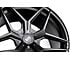 Variant Wheels Xenon Satin Black 2-Wheel Kit; Rear Only; 20x10 (21-24 Mustang Mach-E)