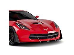 V3R Front Bumper Splitter; Textured Black (14-19 Corvette C7)