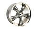 Vision Wheel Legend 5 Gunmetal Machined Wheel; 20x9.5 (06-10 RWD Charger)